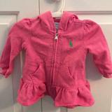 Ralph Lauren Shirts & Tops | Baby Girls Ralph Lauren Sweatshirt | Color: Pink | Size: 9mb