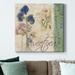 Ophelia & Co. Sweet Pea - Wrapped Canvas Painting Print Metal in Green/Indigo | 32 H x 32 W x 1 D in | Wayfair 4C088170427A49CF9DA6C7FE035AFF07