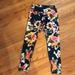 Anthropologie Other | Anthropologie Yoga Pants. Size Small. Floral Print | Color: Blue/Yellow | Size: Small