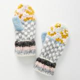 Anthropologie Accessories | Htf Anthropologie Laura Dalgaard Reese Mittens | Color: Pink/Yellow | Size: Os