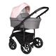 SaintBaby Pram Pushchair Travel System Q9 2in1 3in1 Isofix Infant Car Seat Combi Buggy Black Peach 183b 3in1 with Baby seat