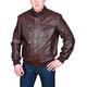 A1 FASHION GOODS Bomber Leather Jacket for Men Soft Black Lambskin Zip Fasten Blouson Coat - Ryan (X-Large)