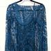 Free People Dresses | Free People Boho Blue Lace Mini Dress With Slip | Color: Blue/Green | Size: S