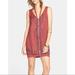 Free People Dresses | New Free People Size M Sleeveless Garnet Com Dress | Color: Orange/Purple | Size: M