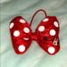 Disney Accessories | Minnie Mouse Bow Hair Tie | Color: Red/White | Size: Osg