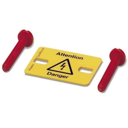10 Stück Phoenix Contact Warnschild WS 4-15 1004241 Image