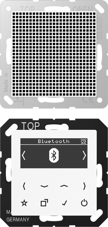 Jung Smart DAB+ Digitalradio DAB A1 BT WW DABA1BTWW Image
