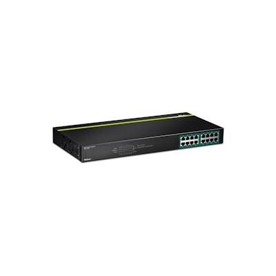 TRENDnet TPE-TG160g 16-Port PoE+ Switch GREENnet Gigabit 246W