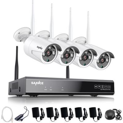 8CH 3MP drahtloses Videosicherheitssystem 5MP hdmi nvr mit 4PCS 3MP Wifi wetterfestes Image
