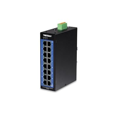 TRENDnet TI-G160i 16Port DIN-Rail Switch Industrial Gigabit L2 Managed