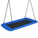 Costway 60 Inches Platform Tree Swing Outdoor with 2 Hanging Straps-Blue