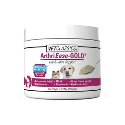 VetClassics ArthriEase-GOLD Hip & Joint Support Powder Dog & Cat Supplement, 5-oz bottle