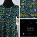 Lularoe Dresses | Lularoe Carly Xxs | Color: Blue/Gold | Size: Xxs