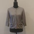 Kate Spade Sweaters | Kate Spade Grey Buttoned Wool Sweater Sz L | Color: Gray | Size: L