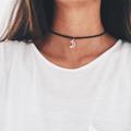 Urban Outfitters Jewelry | Moon Choker | Color: Black/Silver | Size: Os