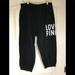 Pink Victoria's Secret Pants & Jumpsuits | Cropped Sweat Pants Black | Color: Black | Size: Xs