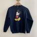 Disney Tops | Disney Mickey Mouse Navy Sweatshirt | Color: Blue | Size: Xs