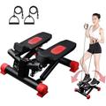 Luebel® Mini Stepper Gym Exercise Leg Thigh Toning Workout Fitness Stair Arm Cord Training Machine (Red)