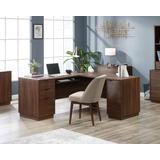 Englewood L-Desk Spm A2 in Spiced Mahogany - Sauder 426914