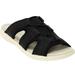 Extra Wide Width Women's The Alivia Water Friendly Slip On Sandal by Comfortview in Black (Size 12 WW)