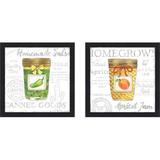 August Grove® 'Canning Kitchen III' 2 Piece Framed Graphic Art Print Set Paper, Glass in White | 16.5 H x 33 W x 1 D in | Wayfair AGTG6996 44482517