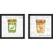 August Grove® 'Canning Kitchen III' 2 Piece Framed Graphic Art Print Set Paper, Glass in White | 16.5 H x 33 W x 1 D in | Wayfair AGTG6996 44482517