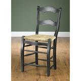 August Grove® Gallman 24" Bar Stool Wood/Wicker/Rattan in Black | 24 H x 20 W x 21 D in | Wayfair A94A2CE3A5AF4C9CA5D75FF35634BD23