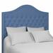 Annie Selke Home Essex Panel Headboard Upholstered/Linen in Blue | 72 H x 2 D in | Wayfair ASH1059-HBK