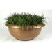 Allied Molded Products Galleria Composite Pot Planter Fiberglass in White/Indigo | 14 H x 36 W x 36 D in | Wayfair 1G-3614-PD-37