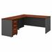 Huckins Reversible L-Shape Executive Desk Wood in Gray Laurel Foundry Modern Farmhouse® | 29.84 H x 66 W x 77.05 D in | Wayfair