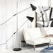 Brayden Studio® Myrie 71" Task Floor Lamp Metal in Black | 71 H x 39.5 W x 12.5 D in | Wayfair BRYS4925 33119795