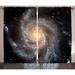 Brayden Studio® Marianna Galaxy Stars in Galaxy Spiral Planet Outer Space Nebula Astronomy Theme Image Print Graphic Print | 84 H in | Wayfair