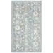 White 36 x 0.43 in Indoor Area Rug - Ophelia & Co. Chantae Floral Light Blue Area Rug Polyester | 36 W x 0.43 D in | Wayfair BLMT2320 41781386