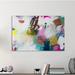 Brayden Studio® 'Spray Me, Paint Me' Acrylic Painting Print on Wrapped Canvas in Blue | 10 H x 15 W x 1.5 D in | Wayfair