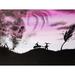Buy Art For Less 'Storm Chaser' by Ed Capeau Graphic Art on Wrapped Canvas in Black/Pink, Size 12.0 H x 16.0 W x 1.5 D in | Wayfair