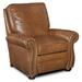 Bradington-Young Sterling 38" Wide Genuine Leather Manual Standard Recliner in Brown | 40.5 H x 38 W x 38 D in | Wayfair