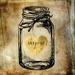 Buy Art For Less Main Line Art & Design "Inspire Jar" by Brandi Fitzgerald Graphic Art on Wrapped Canvas Canvas, in Black/Brown | Wayfair