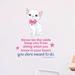 Design W/ Vinyl In Your Heart Cat Marie Life Quote Vinyl Wall Decal Vinyl in Pink | 10 H x 8 W in | Wayfair Timmy 1012a