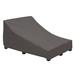 Arlmont & Co. Water Resistant Patio Chaise Lounge Cover w/ 1 Year Warranty in Black | 29.92 H x 85.83 W x 33.86 D in | Wayfair