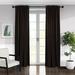 The Tailor's Bed Alia Velvet Solid Color Room Darkening Rod Pocket Single Curtain Panel Velvet in Brown | 144 H in | Wayfair CPP-ALI-CB-DP-OF