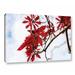 Charlton Home® Red Bush by Irena Orlov - Wrapped Canvas Print Canvas in Red/White | 8 H x 12 W x 2 D in | Wayfair CHRL2364 38028511