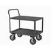 Durham Manufacturing Low Deck Service Cart Metal in Gray | 40.94 H x 39 W x 24.25 D in | Wayfair LDO-243641-2-8PN-ALU-95