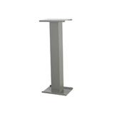 dVault 30" H Surface Mount Standard Post Aluminum in Gray | 30 H x 4 W x 4 D in | Wayfair DVJR0060PA-2