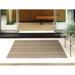 Chilewich Easy Care Skinny Stripe Shag Doormat Synthetics in Black/Brown | 1'6" x 2'4" | Wayfair 200134-007