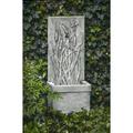 Campania International Dragonfly Concrete Wall Fountain | 48 H x 19 W x 15.5 D in | Wayfair FT-196-VE