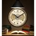 TRADEMARK TIME Oversized Chronogrpah 21.5" Wall Clock Metal in Brown | 23 H x 23 W x 3.5 D in | Wayfair CHC23