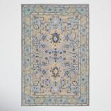 White 24 x 0.5 in Area Rug - Birch Lane™ Adrien Hand-Tufted Wool Blue Area Rug Wool | 24 W x 0.5 D in | Wayfair 97687BF40215405AB4A677763E6304CE