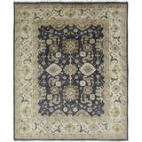 White 72 x 0.5 in Area Rug - Darby Home Co Ojas Hand Knotted Wool Black/Ivory Area Rug Wool | 72 W x 0.5 D in | Wayfair DRBH4157 45196528