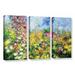 Darby Home Co Wild Sweetness 3 Piece Painting Print on Wrapped Canvas Set Canvas in White | 24 H x 36 W x 2 D in | Wayfair DRBC3018 31559213