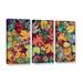 Darby Home Co Wild Bouquet 3 Piece Painting Print on Wrapped Canvas Set Canvas in White | 24 H x 36 W x 2 D in | Wayfair DRBC4918 32409813